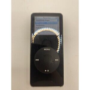Apple iPod Nano 1st Gen 1GB Black A1137 Tested Working Holds Charge